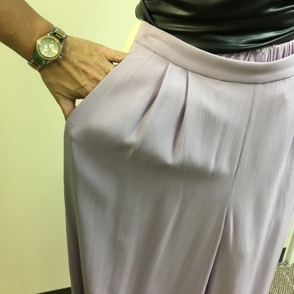 St. John Evening Silk Trousers - Picture 3 of 6